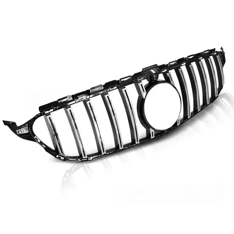 Grill Mercedes W205 18- Gt-r Style Chrome Black - 1