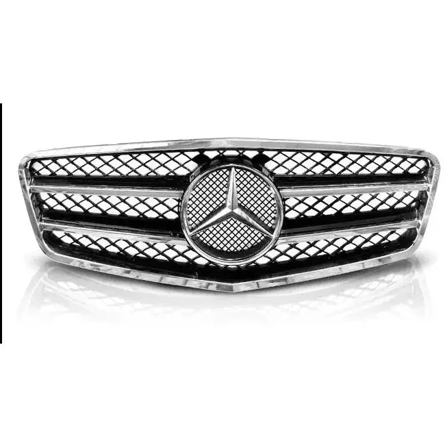 Grill Mercedes W212 09-13 Amg Style Black Chrome - 2