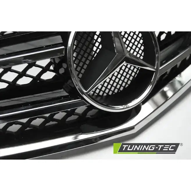 Grill Mercedes W212 09-13 Amg Style Black Chrome - 3