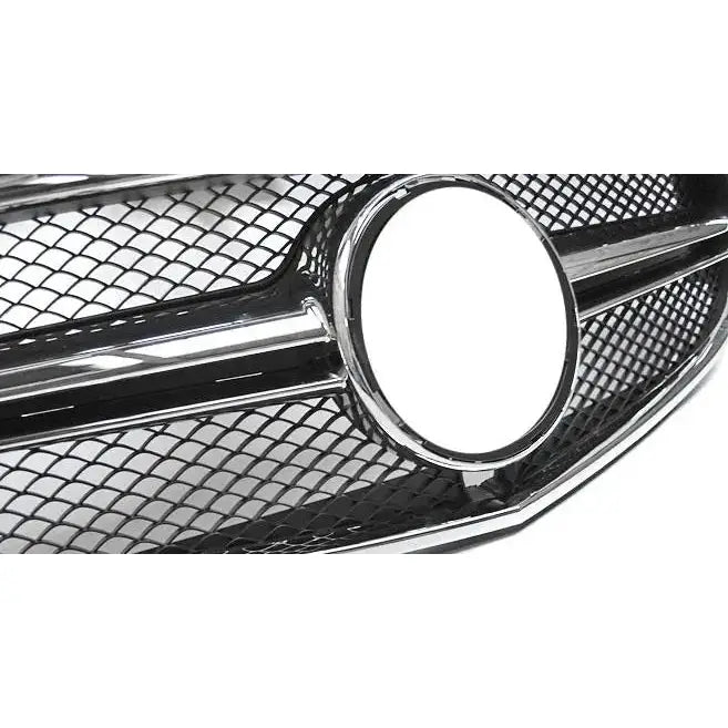 Grill Mercedes W212 13-16 E63 Amg Style Black Chrome - 3