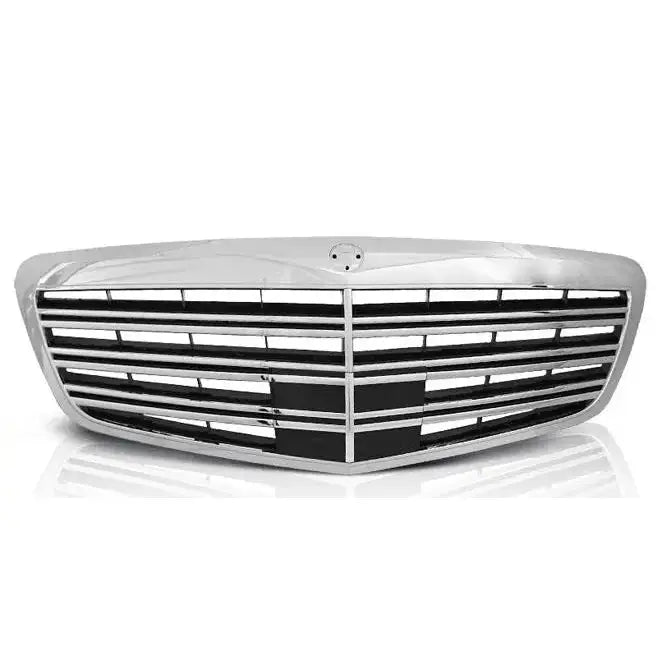 Grill Mercedes W221 09-13 S65 Amg Chrome Black - 2