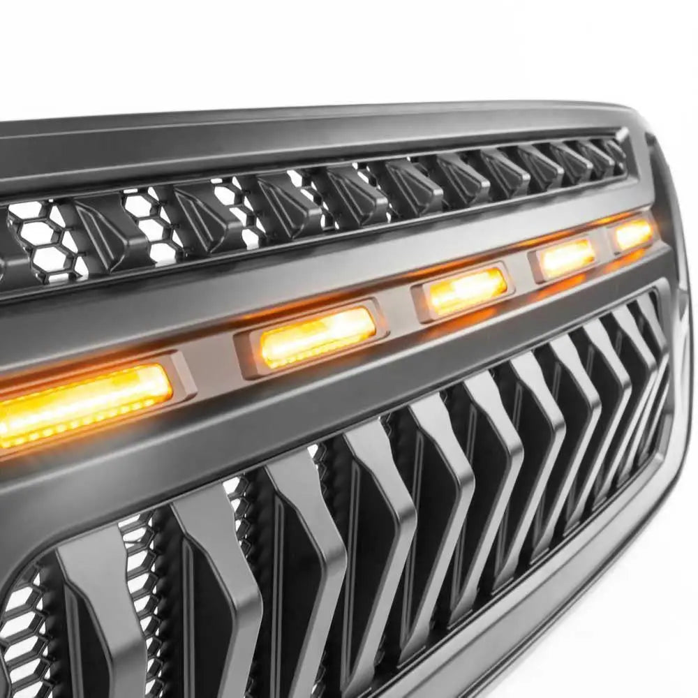 Grill Ofd Angry Eyes Med Amber-lys - Jeep Wrangler Jl 2 d 18- - 7