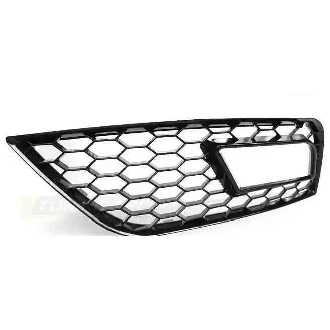 Grill Tåkelysdeksel - Audi A4 (b8) 11.11-15 Glossy Black - 2