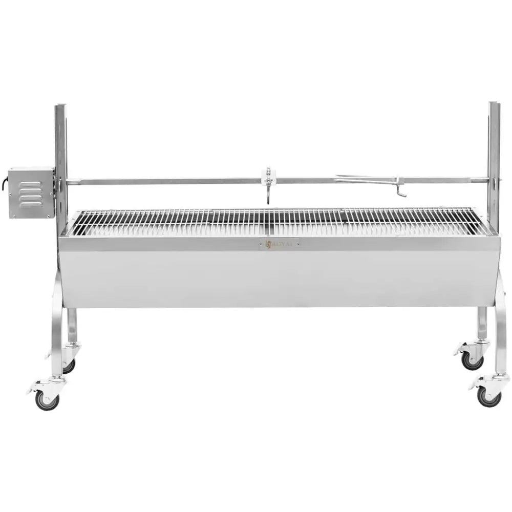 Grillkull med Elektrisk Roterende Grillspyd for Steking av Gris 13 w 40 Kg 137 Cm.