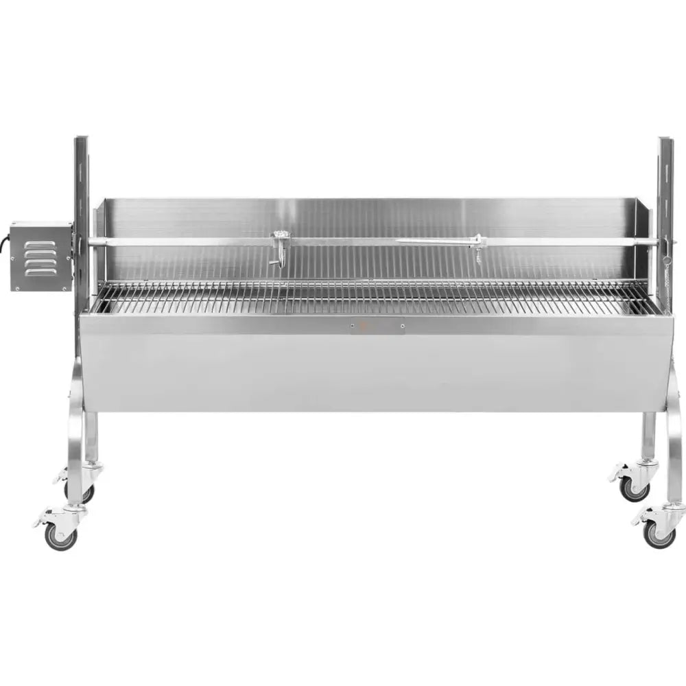 Grillkullgrill Med Elektrisk Roterende Spidd For Steking Av Gris Med Skjerm 13 w 40 Kg 137 Cm - 9