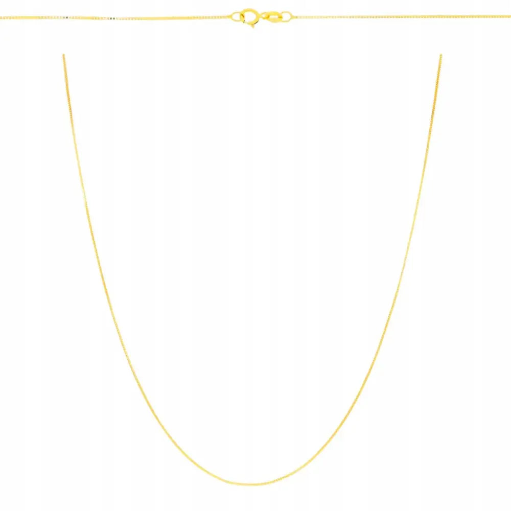 Gyllen Kjede Kube 50 Cm Gullkvalitet - 1