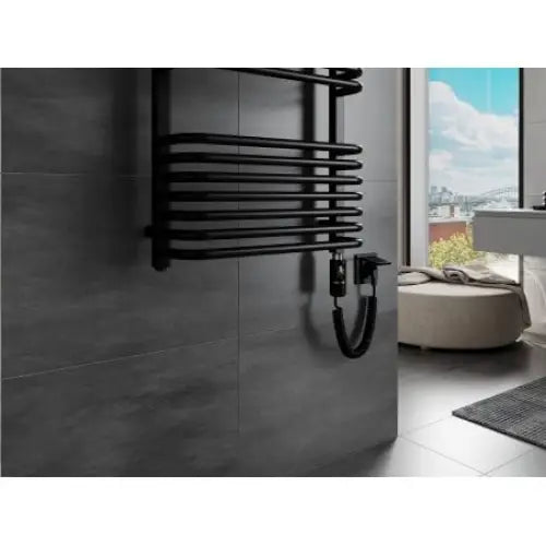 Håndkletørker Apollo 1210 x 450 Mm 600 w Sort