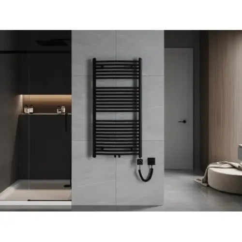 Håndkletørker Ares 1200 x 600 Mm 600 w Sort Premium