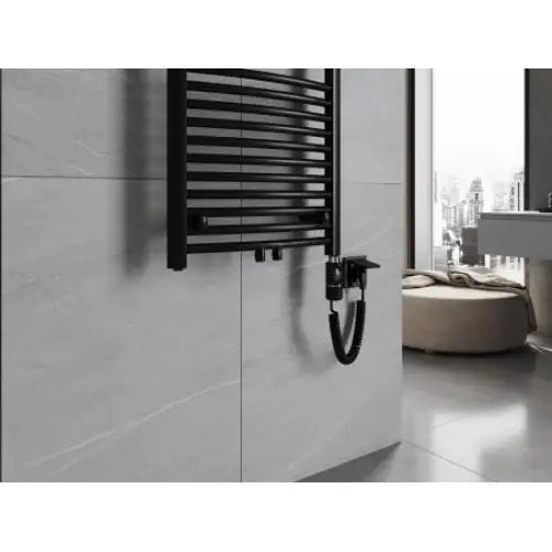 Håndkletørker Ares 900 x 400 Mm 300 w Sort