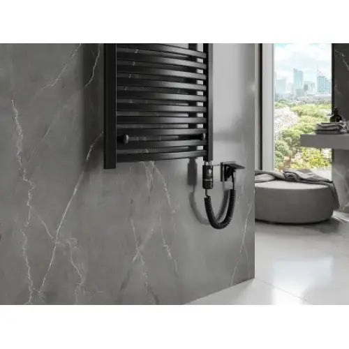 Håndkletørker Helios 1500 x 500 Mm 900 w Sort
