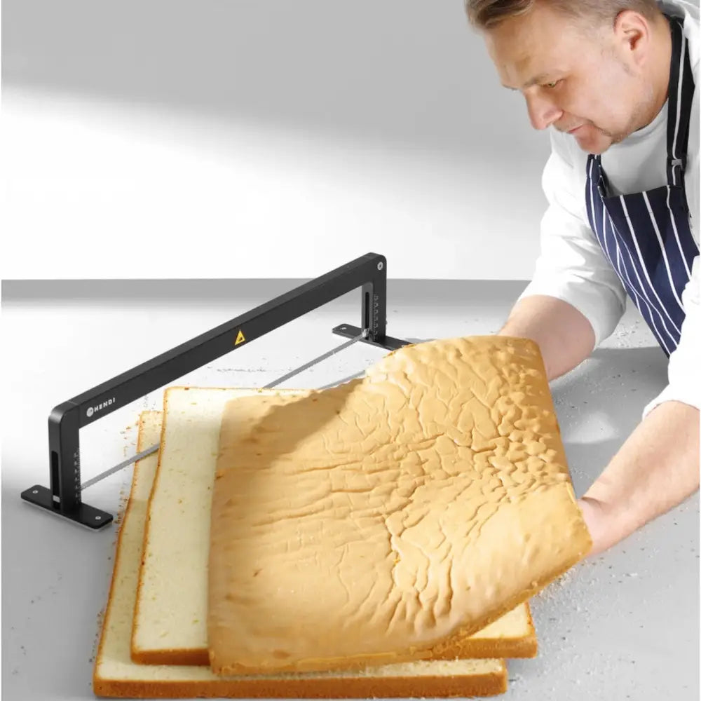 Hendi 400098 Kake- Og Brødskjærer Med Justerbart Slicer-blad - 9