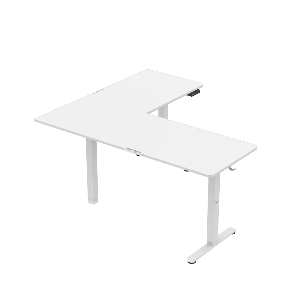 Nærbilde hvit bordplateoverflate Huzaro Hero 9.5