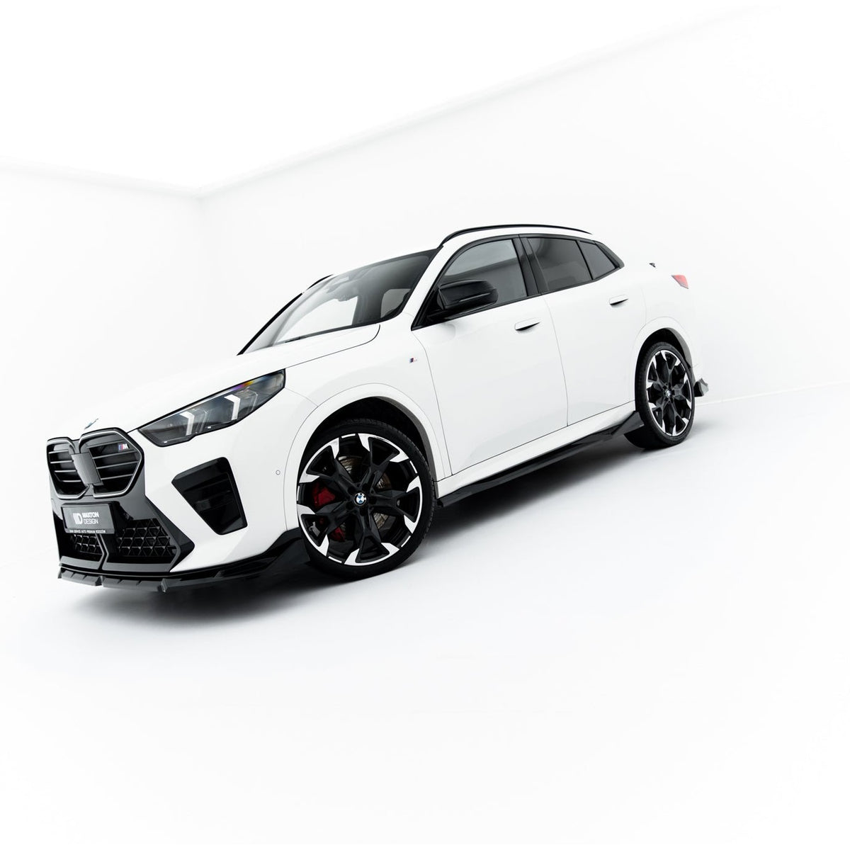 Splittersett til BMW X2 M35i U10 i blank sort ABS-plast