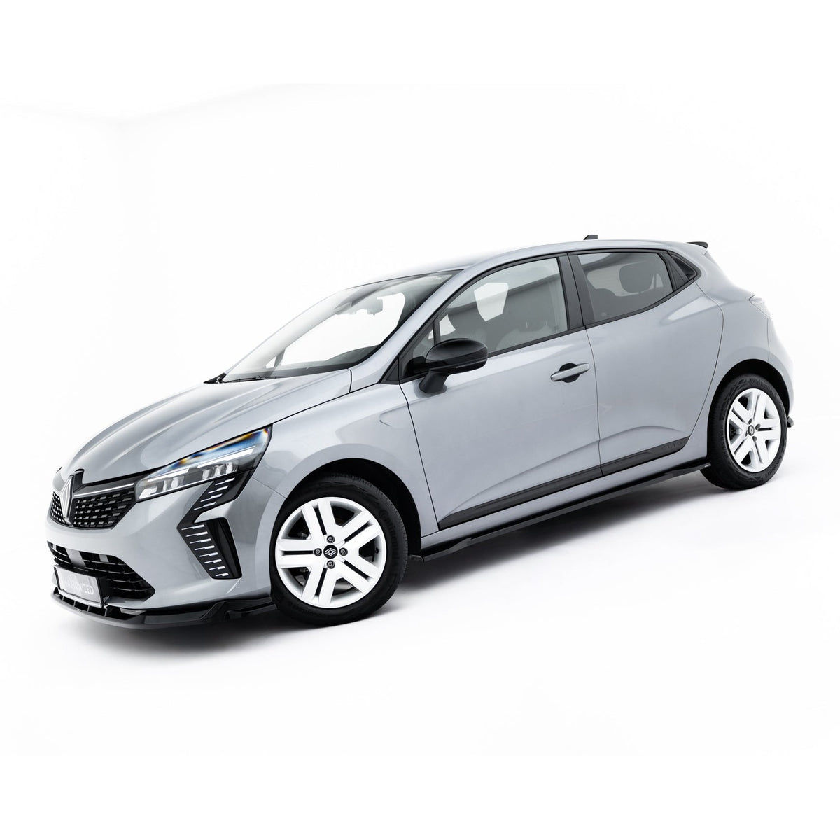 Splittersett i blank sort ABS til Renault Clio Mk5 Facelift