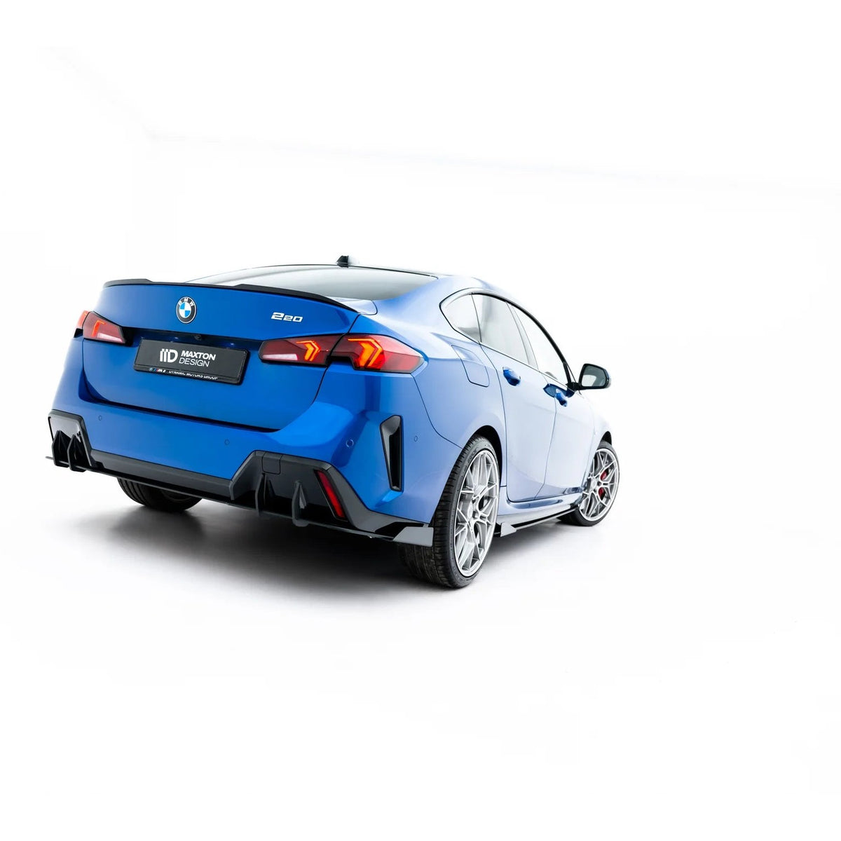 Street Pro bakdiffuser med flaps til BMW 2 Gran Coupe M-Pack F74 i matt sort ABS