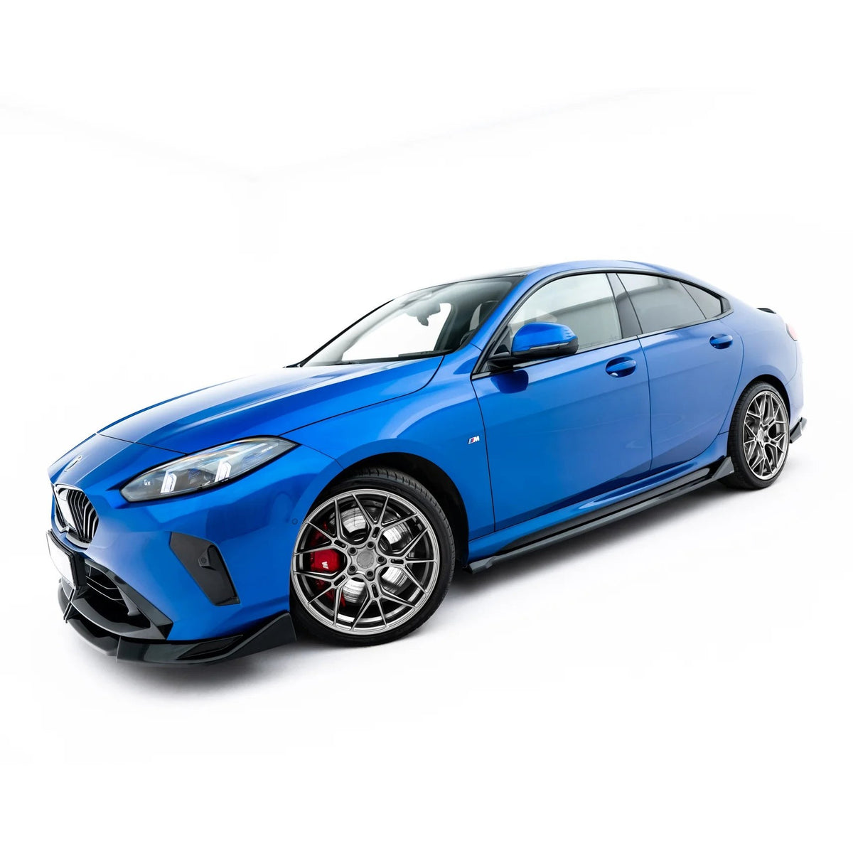Splittersett i blank sort ABS til BMW 2 Gran Coupe M-Pack F74