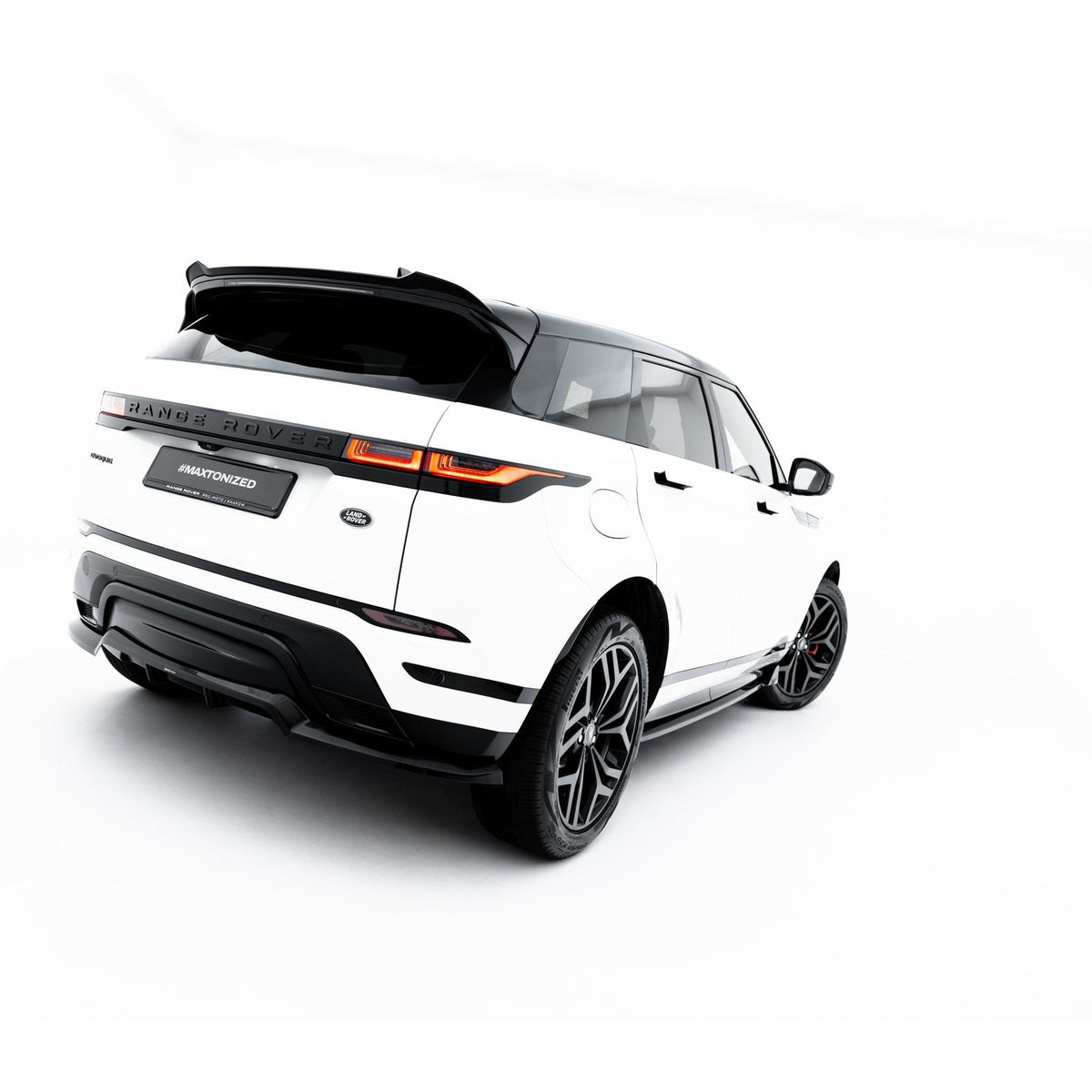 Baksplitter i blank sort ABS til Range Rover Evoque Dynamic Mk2