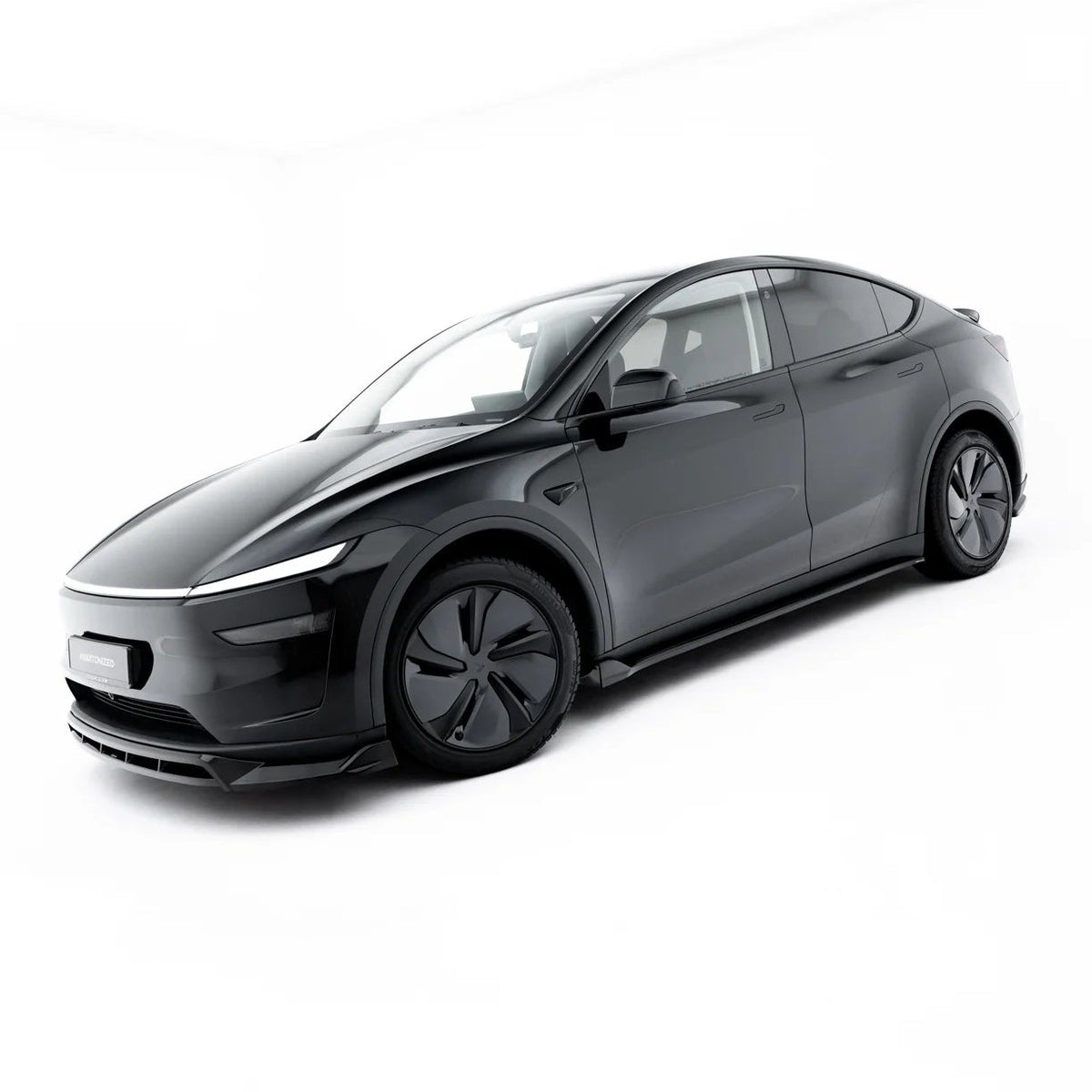 Splittersett fra Maxton Design til Tesla Model Y Premium Mk1 Facelift i sort ABS-plast
