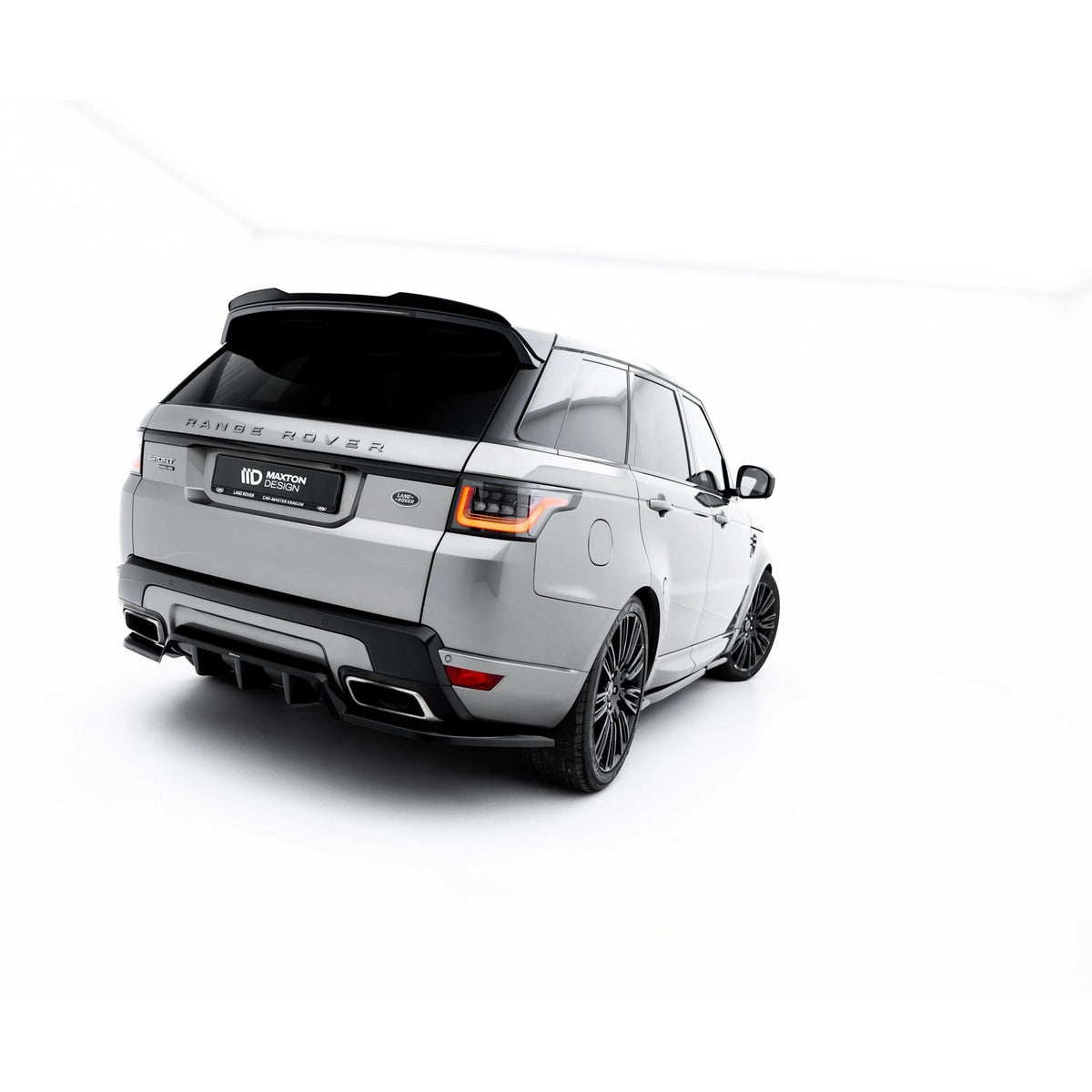 Baksplitter til Range Rover Sport Mk2 Facelift i blank sort ABS-plast
