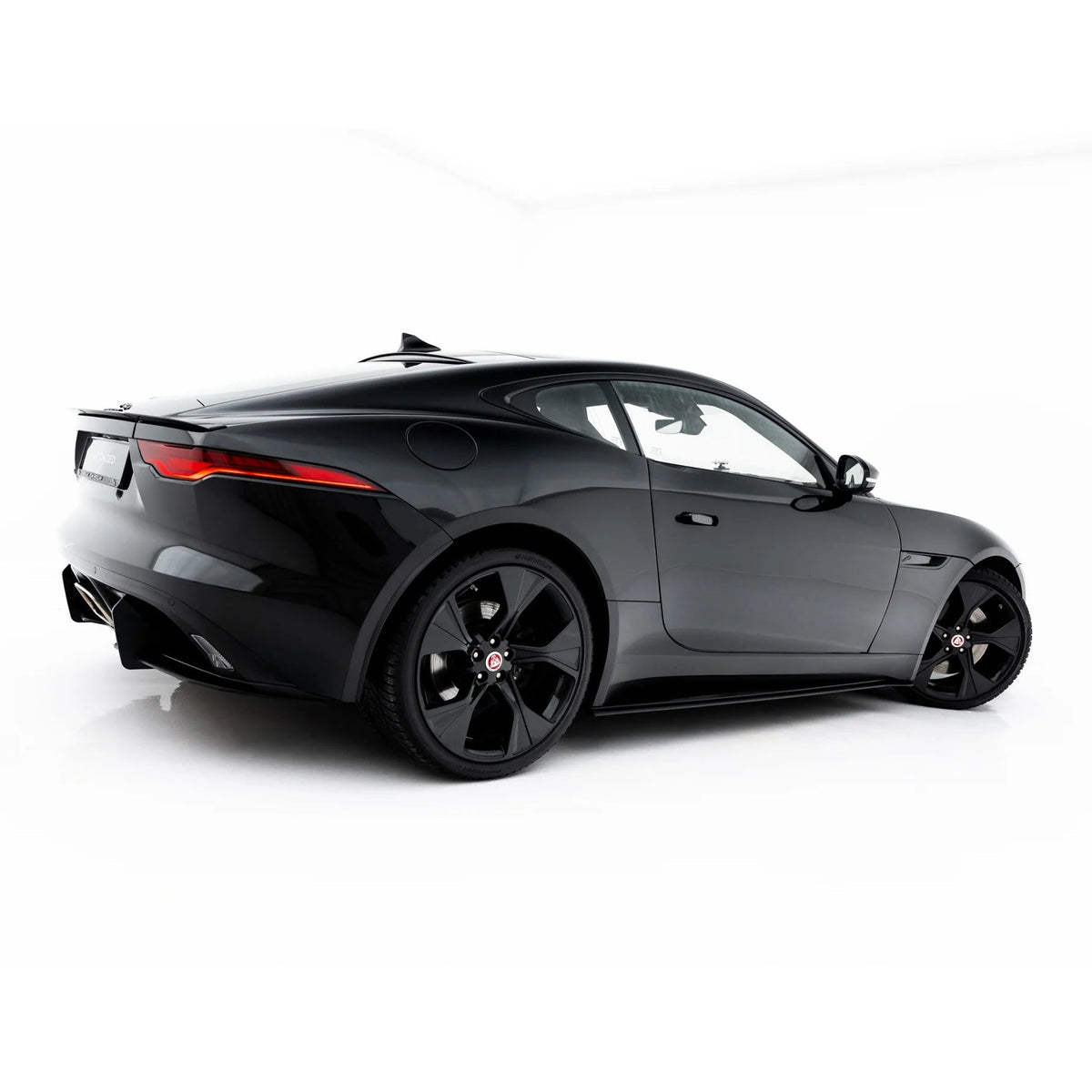 Sideskjørt diffusers til Jaguar F-Type X152 Facelift 2 i matt svart ABS