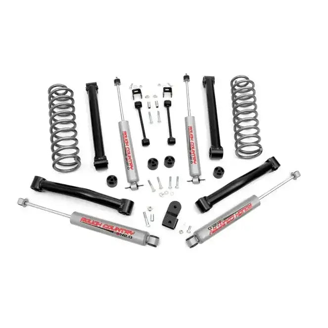 Hevesett 3,5’ Rough Country Nitro Lift Kit Suspension - Jeep Grand Cherokee Zj - 1