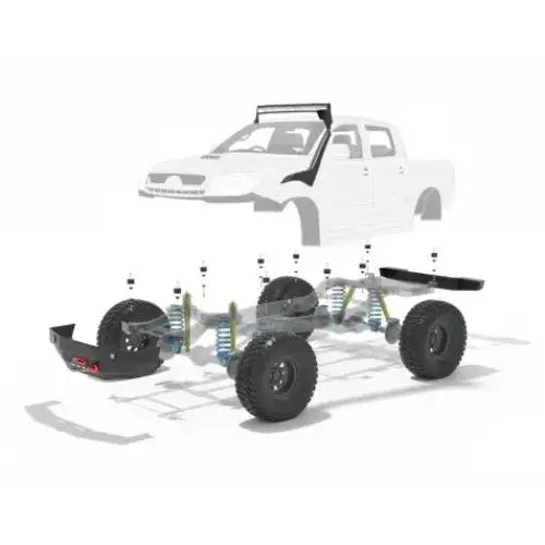 Hevesett Karosseri 1’’ Lift + 2,5cm - Toyota Hilux Pickup 15-16