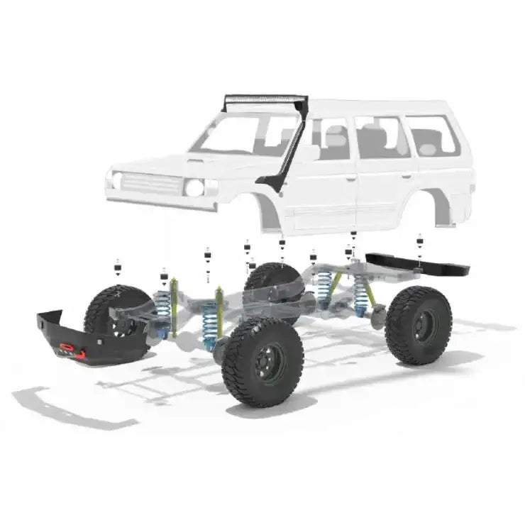 Hevesett Karosseri 1’ - Mitsubishi Pajero i / Ii 5d + 2,5cm 88-00 - 2