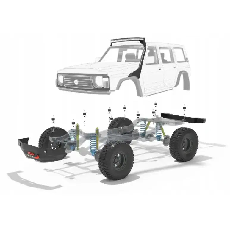 Hevesett Karosseri 1’ - Nissan Patrol Y60 5d + 2,5cm 88-97 - 2