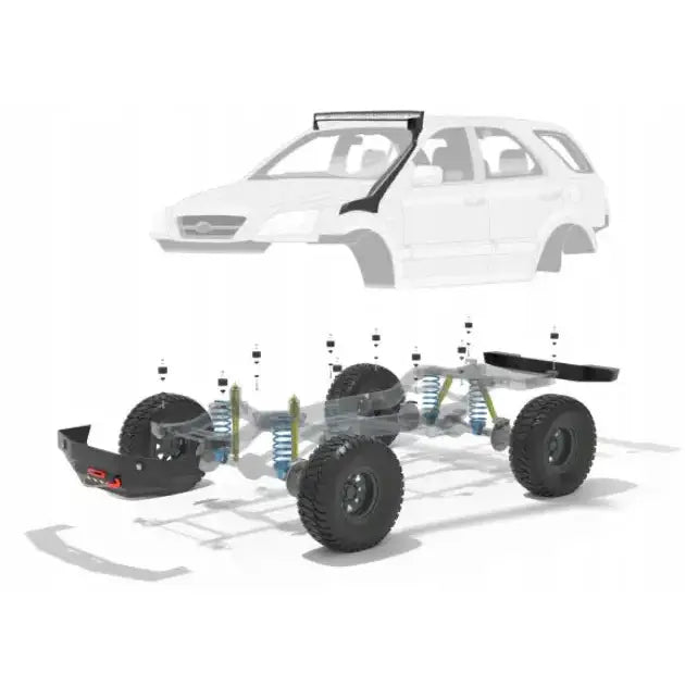 Hevesett Karosseri 2’ - Kia Sorento + 5cm 02-06 - 2