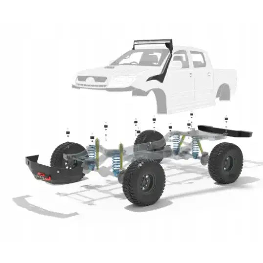 Hevesett Karosseri 2’’ Lift + 5cm - Toyota Hilux Pickup 15-16