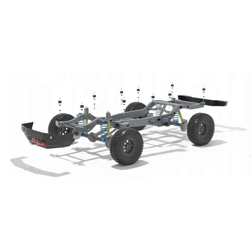 Hevesett Karosseri 2’’ - Nissan Navara D40 + 5cm 05-14
