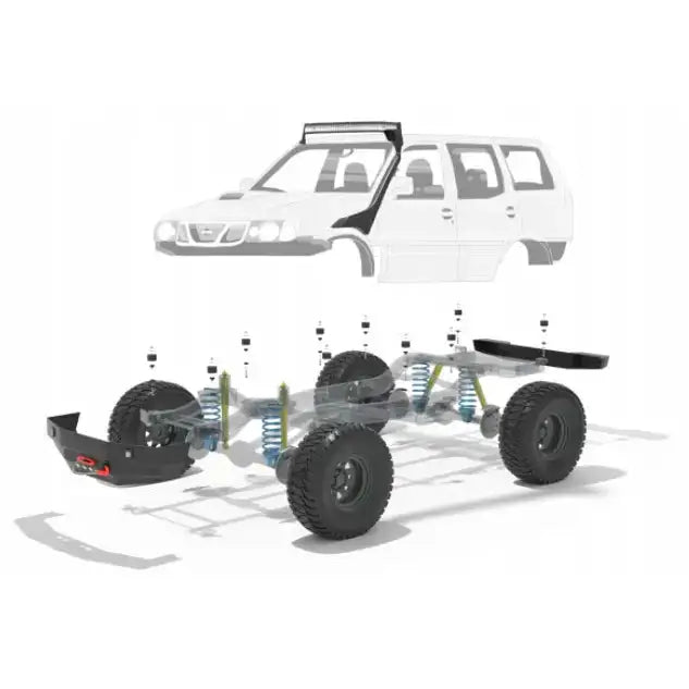 Hevesett Karosseri 2’’ - Nissan Terrano R20 + 5cm
