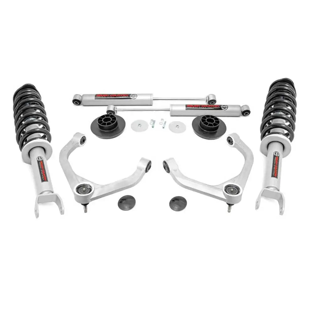 Hevesett Rough Country med Coilover N3 Heis 3’’ - Dodge Ram 1500 Ds 12-18