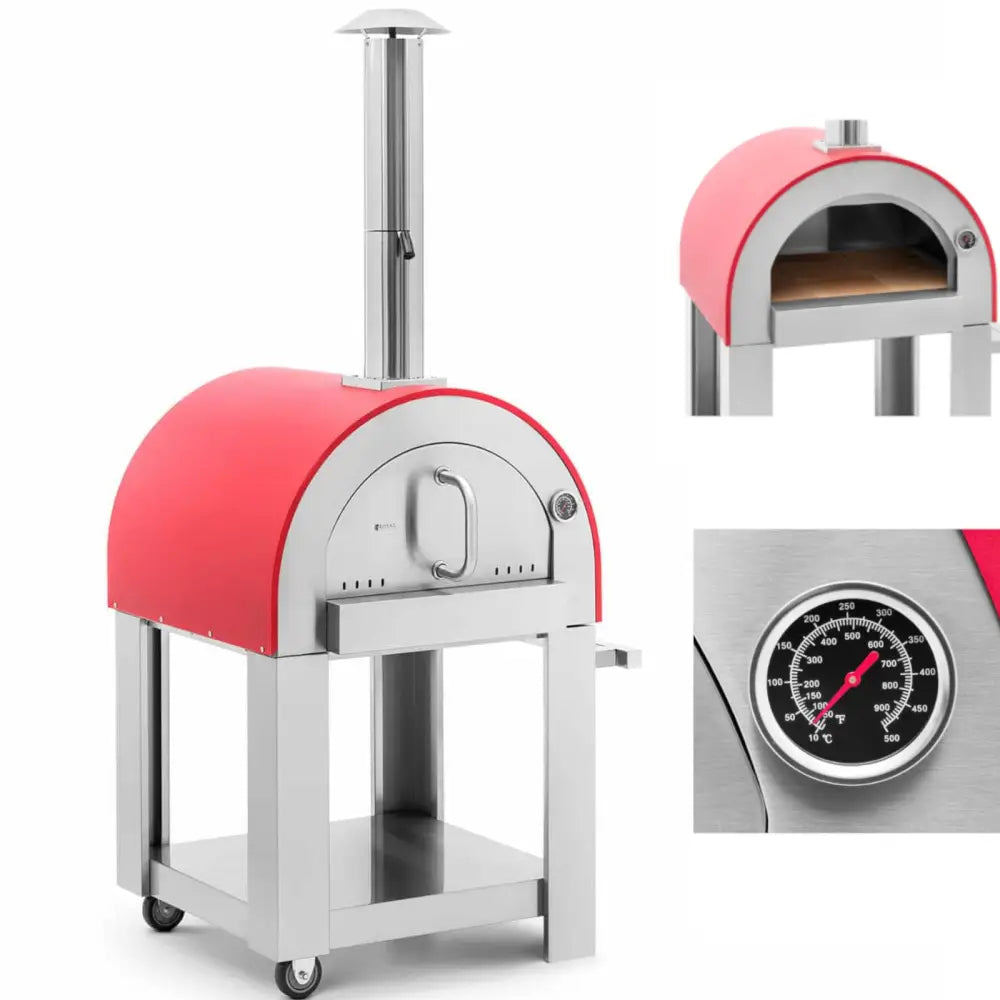 Home Wood-fired Pizza Oven On Three Base ø40cm 220c