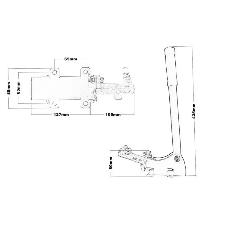 Hydraulisk Håndbrekk Reverse Lanos Pump - 4