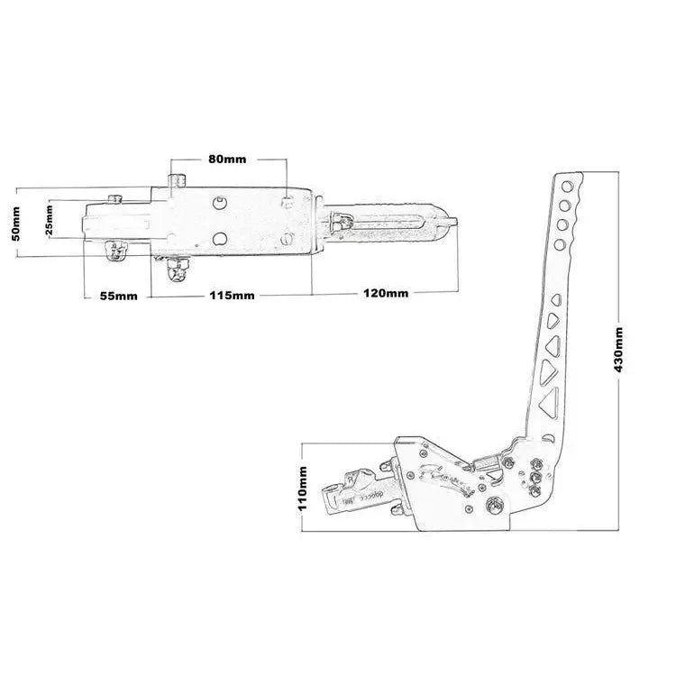 Hydraulisk Håndbrekk Vertikal Horisontal Drift - 2