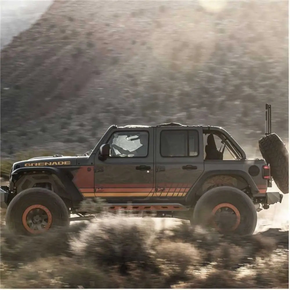 Indre Hjulbuebeskyttere bak Poison Spyder - Jeep Wrangler Jl 4 d 18-