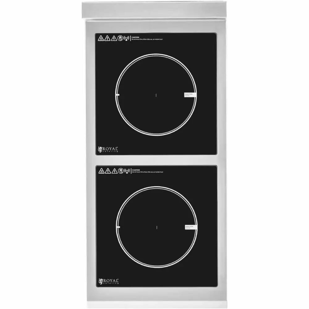 Induksjonskokeplate 2 Brennere Frittstående 400 v 2 x 3500 w - 5