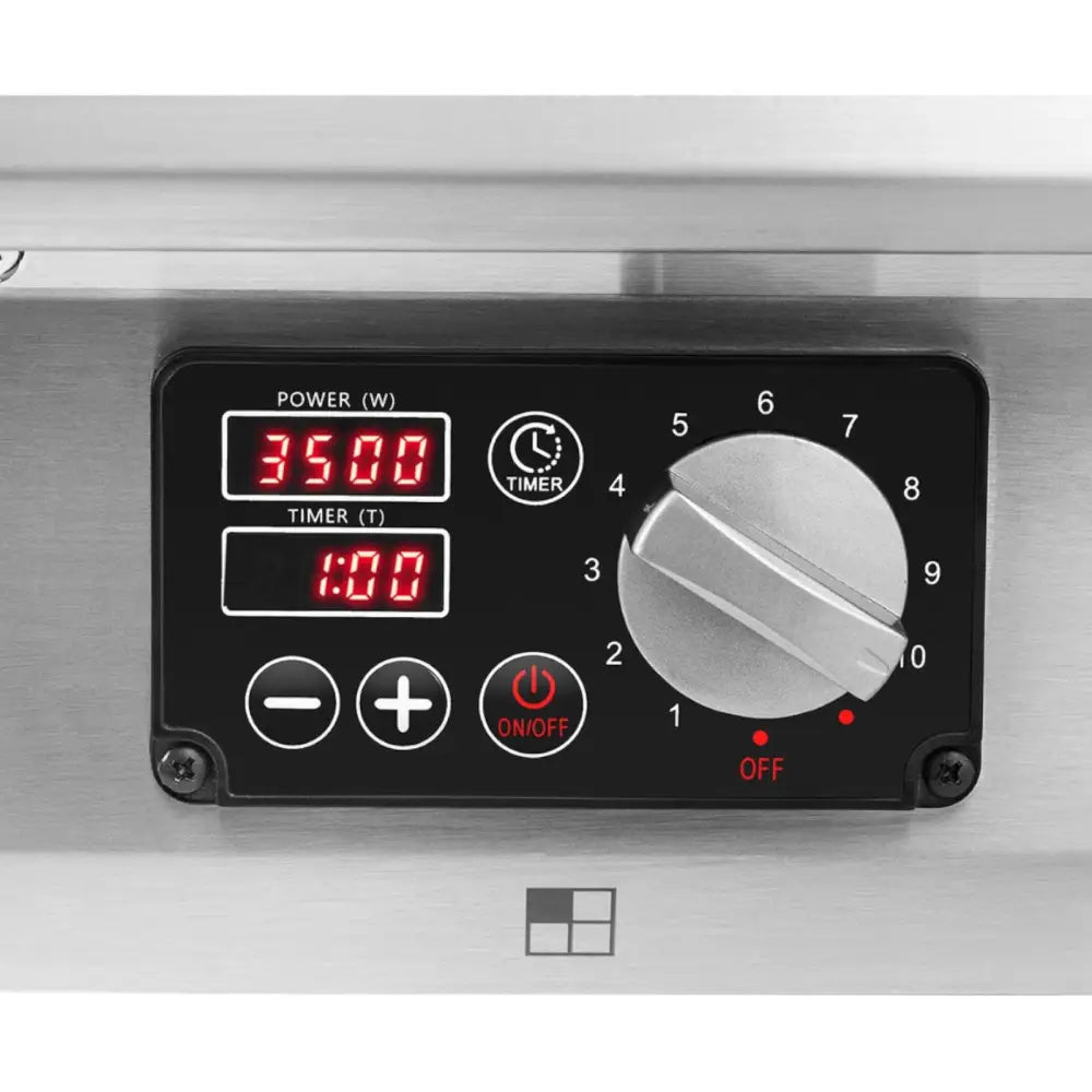 Induksjonstopp - 4 Brennere Timer 400 v 4 x 3500 w - 3