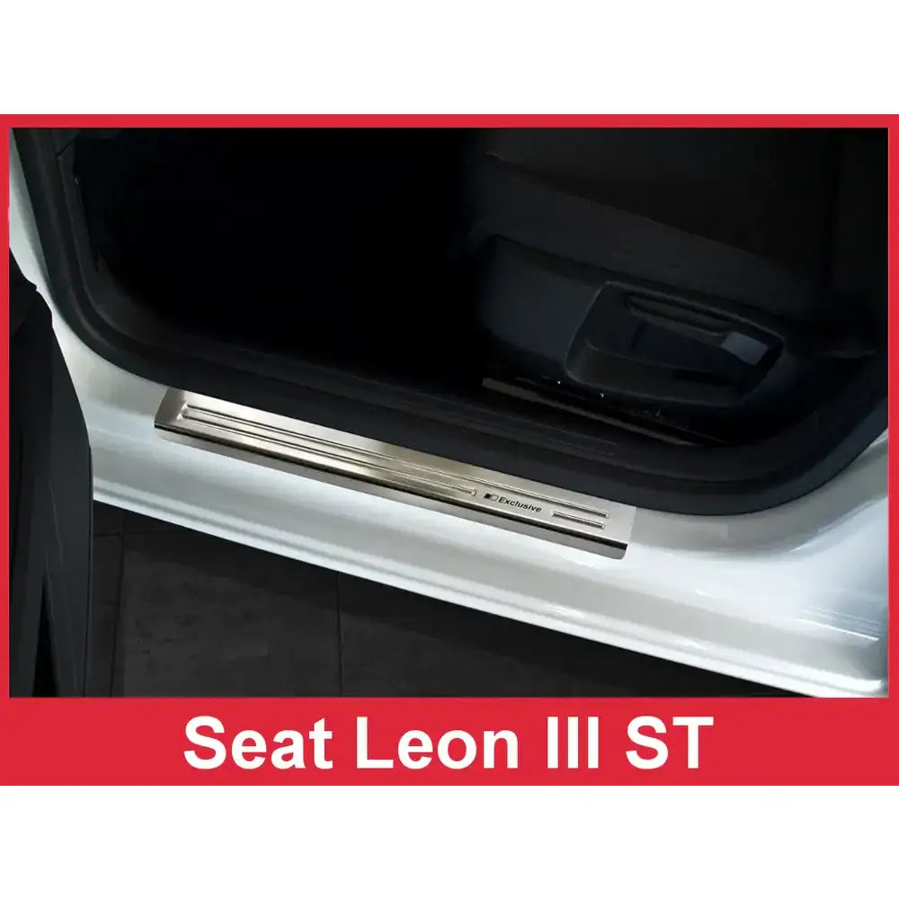 Innstegslister Seat Leon Iii 5f 5d / Combi 13-20 Sølv Sateng - 2