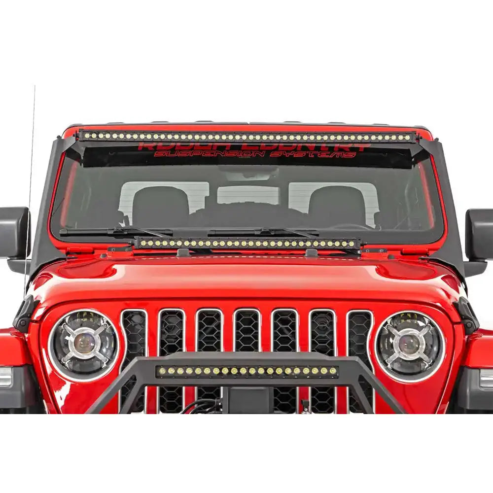 Jeep Gladiator Jt 20- Led Ekstralyslist 50 Tommer Hvit Drl - 6