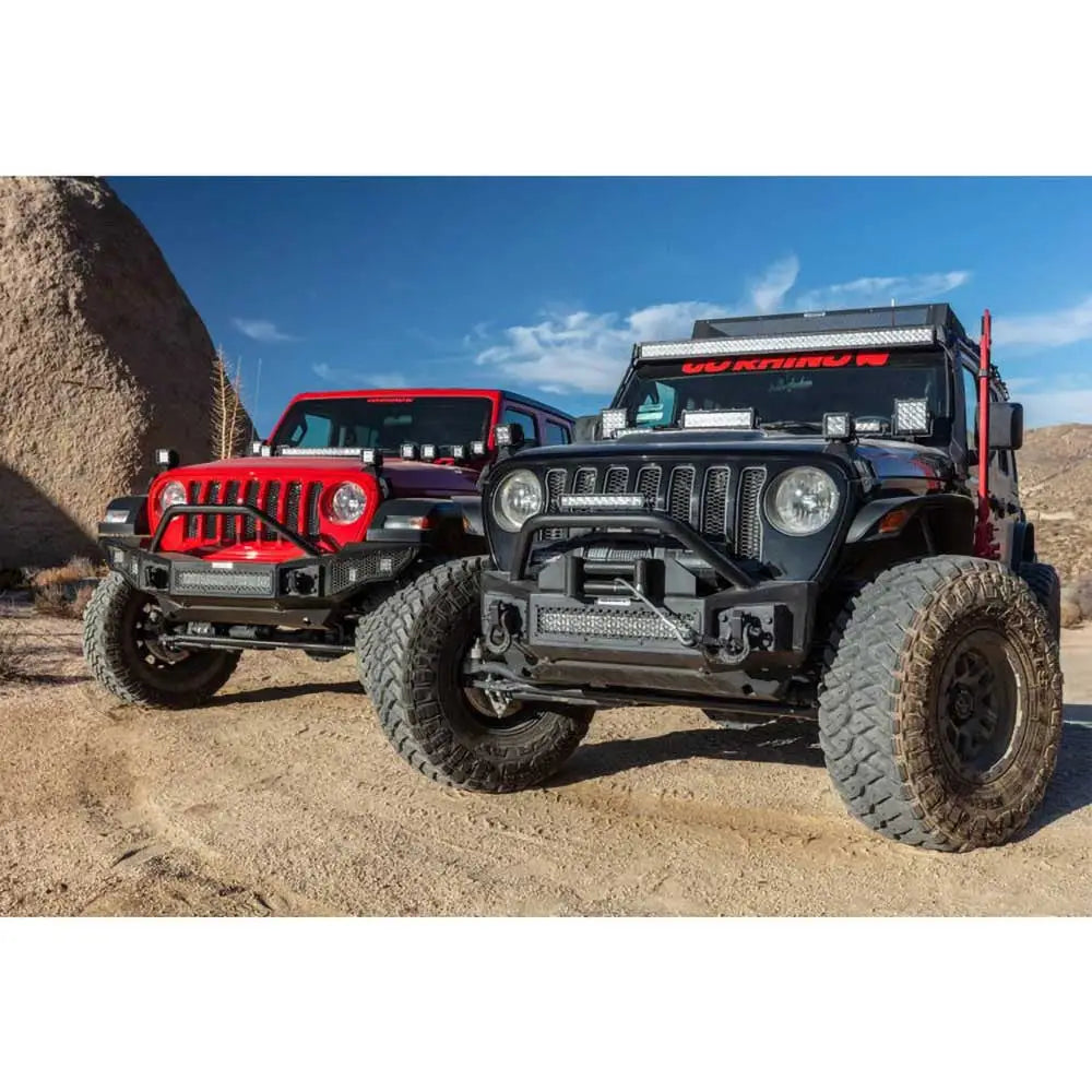 Jeep Gladiator Jt 20- Støtfanger Med Bullbar - Go Rhino Rockline - 9