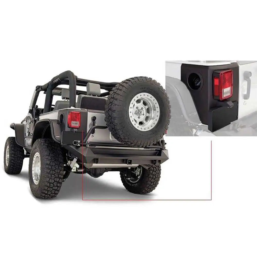 Jeep Wrangler Jk 2 d 07-18 Skjermbreddere Bushwacker - 1