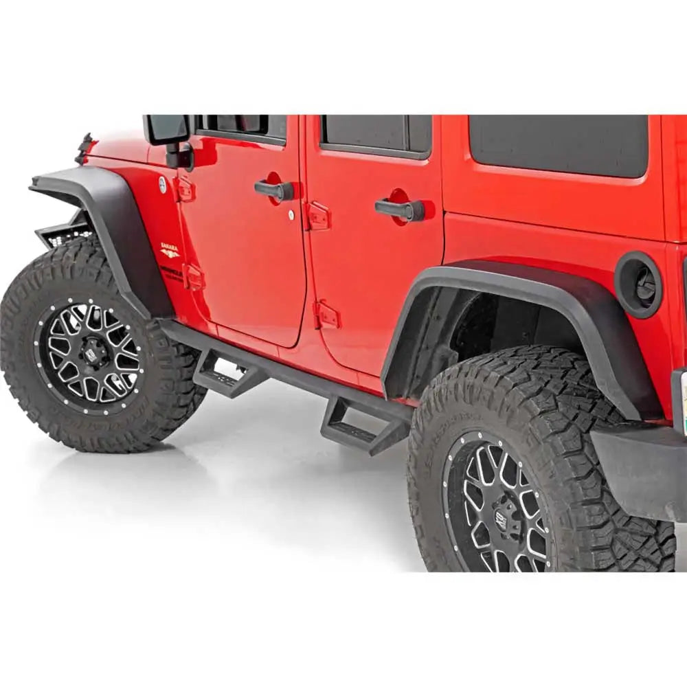 Jeep Wrangler Jk 2 d 07-18 Skjermbreddere Med Led-belysning Fra Rough Country - 4