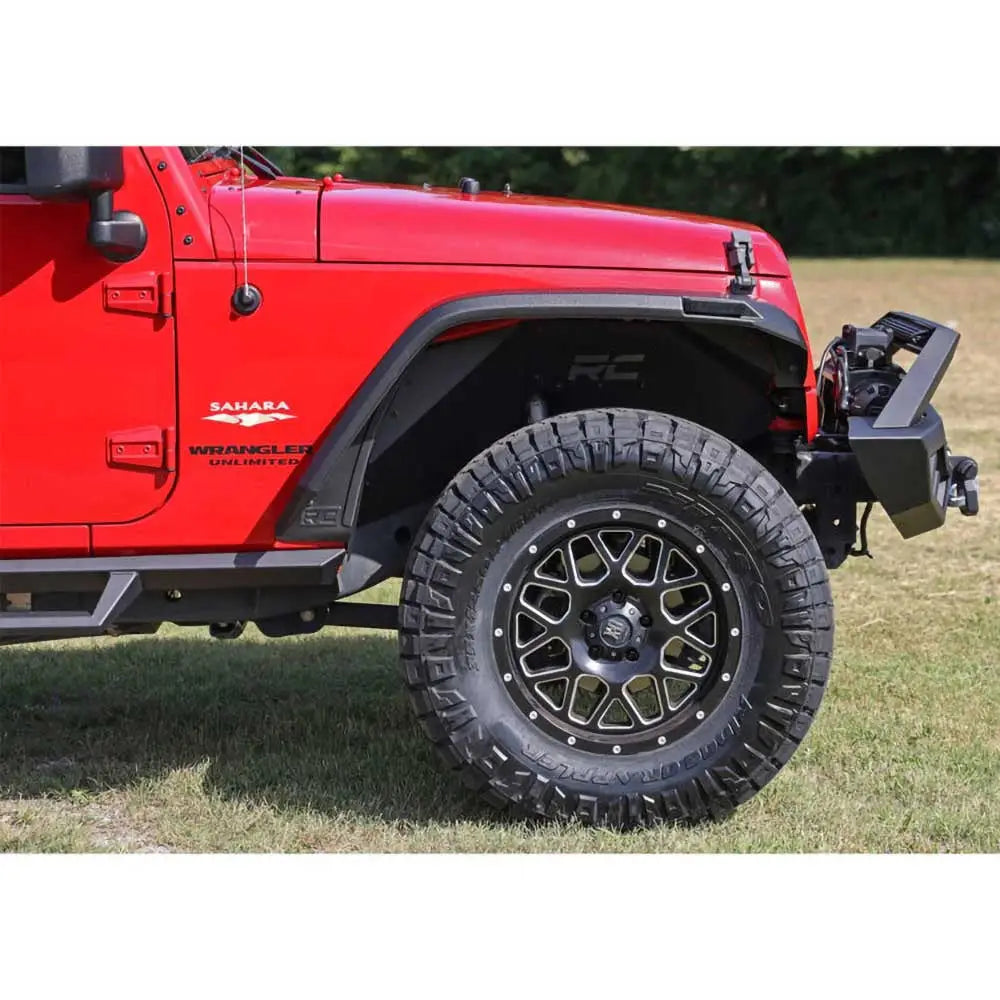 Jeep Wrangler Jk 2 d 07-18 Skjermbreddere Med Led-belysning Fra Rough Country - 9