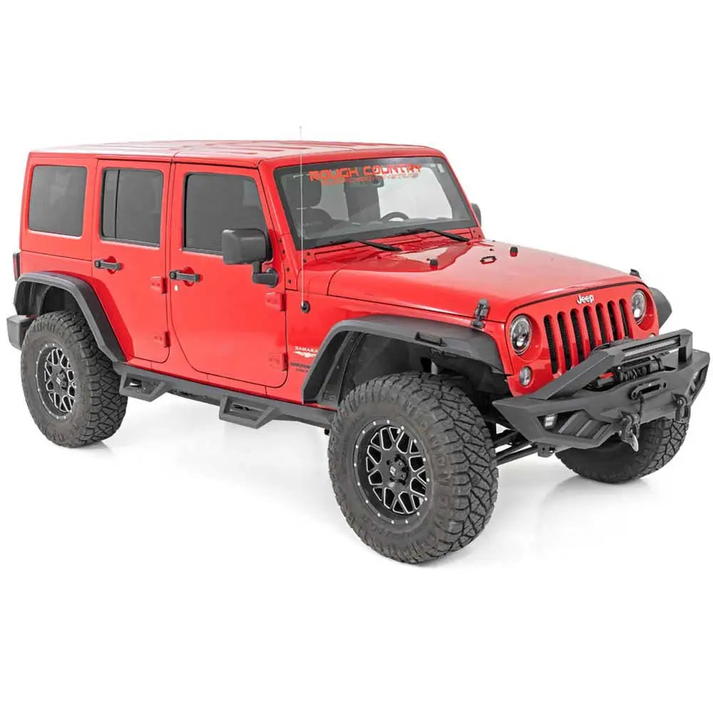 Jeep Wrangler Jk 2 d 07-18 Skjermbreddere Med Led-belysning Fra Rough Country - 2