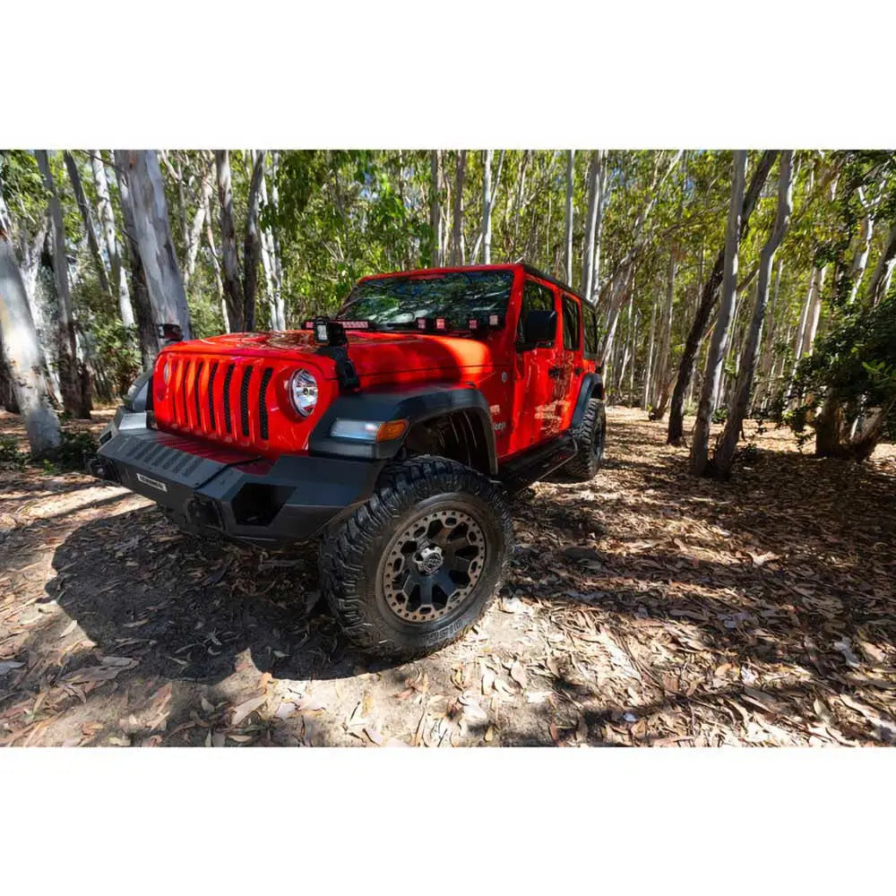 Jeep Wrangler Jk 2 d 07-18 Støtfanger Full Front Go Rhino Trailline - 15