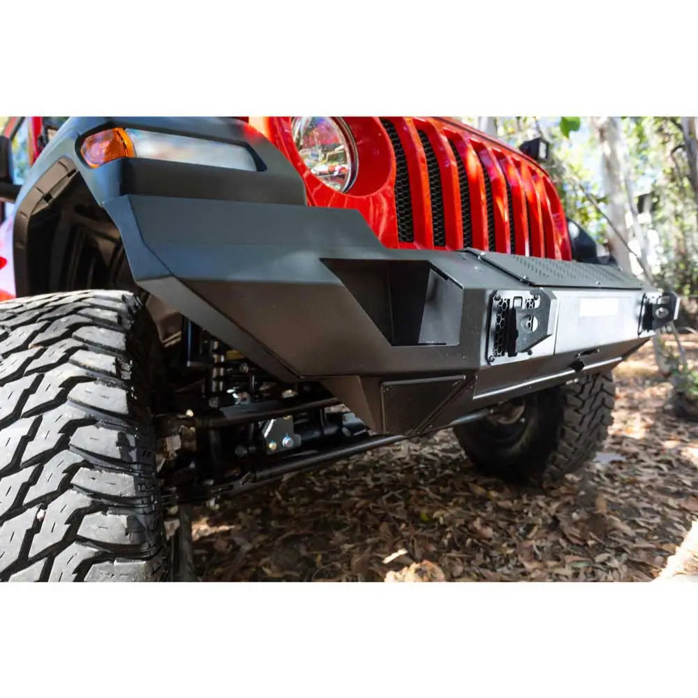 Jeep Wrangler Jk 2 d 07-18 Støtfanger Full Front Go Rhino Trailline - 16