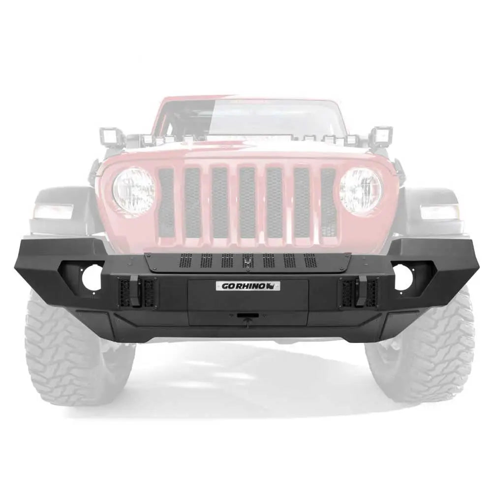 Jeep Wrangler Jk 2 d 07-18 Støtfanger Full Front Go Rhino Trailline - 2