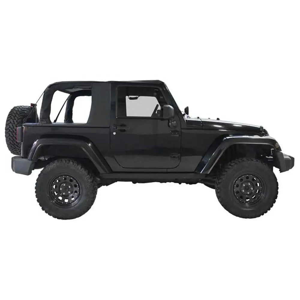 Jeep Wrangler Jk 2d 07-18 Tak Soft Top - Lasting med Suntop Veggen